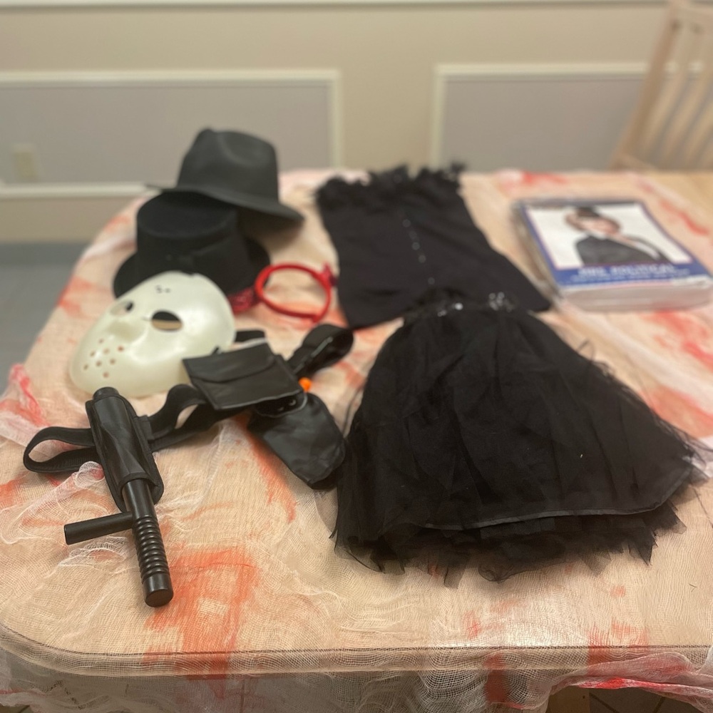 Bundled Halloween costumes for boys and girls